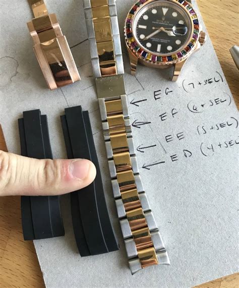 rolex oyster leather band|rolex oysterflex size chart.